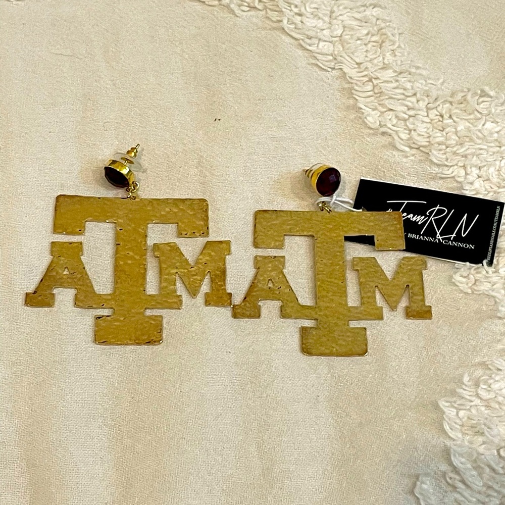 NWT - Texas A&M Brianna Cannon earrings